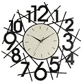 Metal Wall Clock - Matte Black