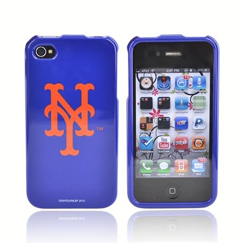 NEW YORK METS MLB For Verizon iphone 4 Hard Case Cover