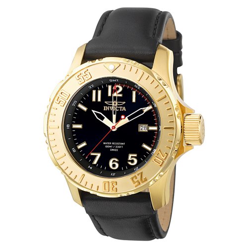 Invicta Men's F0058 Exclusive Pro Diver Sport Collection GMT Gold-Tone Watch