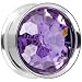7/8" Lavender Gem Shimmerlite Tunnel MADE WITH SWAROVSKI ELEMENTS