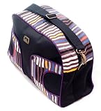 Caboodle Everyday Bag Purple Stripe