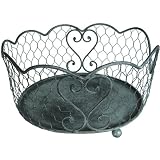 Gray metal mesh Plate Holder