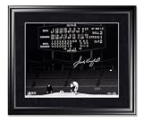 Los Angeles Dodgers Sandy Koufax Autographed First No-Hitter vs. New York Mets on 06/30/1962, 16 x 20 Photo, Framed (UDA)