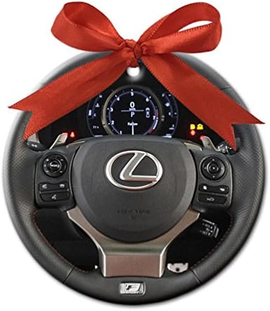 Leus IS350 F Sport Steering Custom Fashion Round Ceramic Christmas Decorations Gifts Home Ornaments