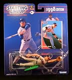 CHIPPER JONES / ATLANTA BRAVES 1998 MLB Starting Lineup Action Figure & Exclusive Collector Trading Card