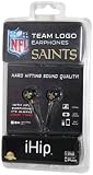 iHip NFF10200NOS NFL New Orleans Saints Mini Ear Buds, Gold/Black