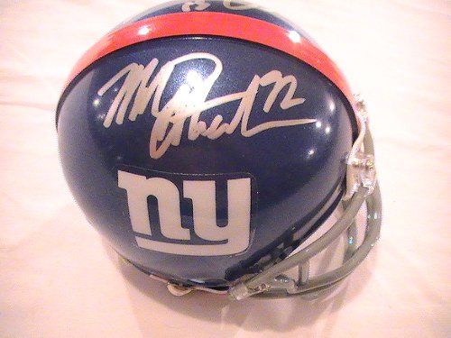 MICHAEL STRAHAN SIGNED AUTOGRAPHED NEW YORK GIANTS MINI HELMET COA + HOLOGRAM