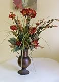 Rusty Red Hydrangea Floral Arrangement