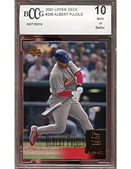 Trading Cards: 2001 upper deck #295 ALBERT PUJOLS st louis cardinals rookie card BGS BCCG 10 Graded Card - upper deck