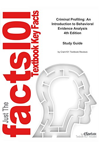 e-Study Guide for Criminal Profiling: An Introduction to Behavioral Evidence Analysis, textbook by Brent E. Turvey (Editor): Psychology, Cognitive psychology