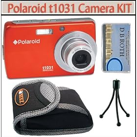 Polaroid t1031 Image Stabilization 10.0 MP Digital Camera With Face tracking, Youtube... by Polaroid