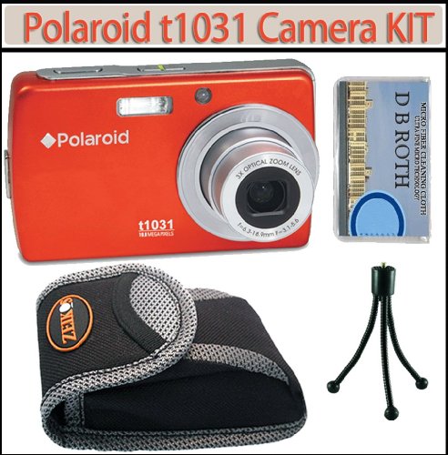 Polaroid i737 7MP 3x Optical 4x Digital Zoom Camera (Red)