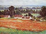 Field of Poppies Fine Art Poster Print by Claude Monet, 32x24