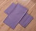 Honeymoon 1800 Brushed Microfiber Embroidered Bed Sheet Set, Ultra Soft, Queen - Purple