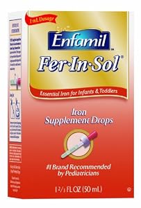 Enfamil Fer-In-Sol Iron Supplement Drops for Infants and Toddlers, 50 mL