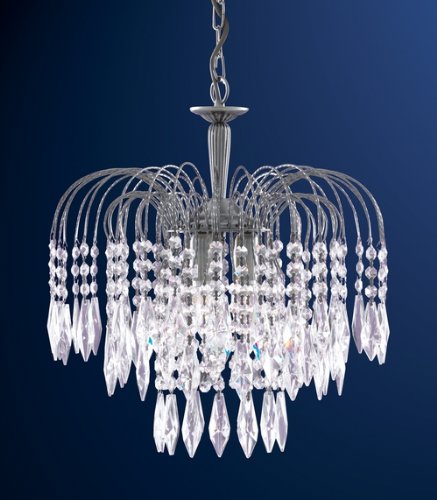 SE8473 3AB - WATERFALL 3 Light Antique Brass Chandelier