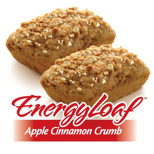 Vital & Delicious Energyloaves, Apple Cinnamon Crumb, 1.9 Ounce (Pack of 24)