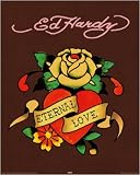 Ed Hardy - Mini Tattoo Poster (Eternal Love) (Size: 16 x 20)