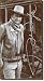 John Wayne Signature Tin Sign 8.5"W x 16"H