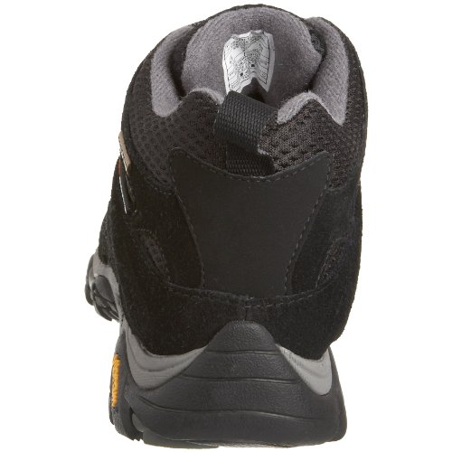 Merrell Moab Mid Gore-Tex, Chaussures montantes femme - Noir (Black), 38 EU