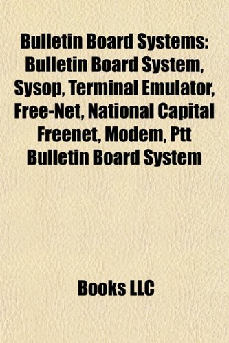Cover image : Bulletin Board Systems: National Capital Freenet