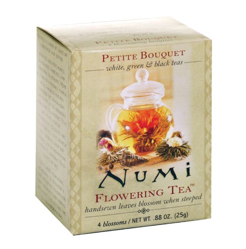 Numi Tea Petite Bouquet - Assorted Flowering Teas, 4-Count Box (Pack of 12)