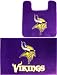 Minnesota Vikings Two Piece Bath Rug Set