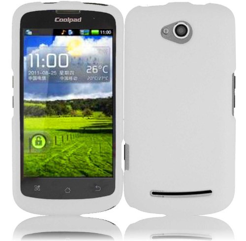 For Coolpad Quattro 4G 5860E Hard Cover Case White