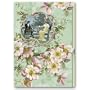 Floral Heart - 5" x 7" Pop Up Valentine's Day Greeting Card