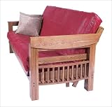 August Lotz Tucson Solid Oak Futon Living Room Set TU-LRS