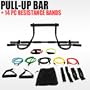 Chin-up Pullup Bar & Resistance Band Combo Exercise for P90x Workout