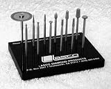 Lasco's Starter Set - 12 pcs Diamond Burs 3/32 Shank (Made in the USA)