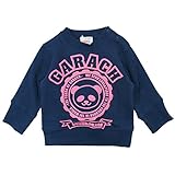 【H27年秋冬物】 GARACH(ギャラッチ) 裏毛GARACHパンダPtトレーナー 95cm/NV NO.AH-531616
