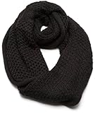 Collection XIIX Women's Solid Basketweave Loop Scarf, Black, X-Large Collection XIIX Women's Solid Basketweave Loop Scarf, Black, X-Large
