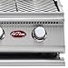 Cal Flame BBQ18G04 G4 4-Burner Grill LP 800 sq.in. 60,000 BTUs Built in Temperature Gauge, Cast Iron, Stainless Steel