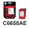 HP N�58 Cartouche d'encre d'origine Photo Noir, magenta clair, cyan clair