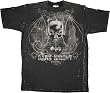 Batman Dark Knight Baneful Sand Washed Black Adult T-shirt Tee