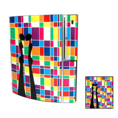 Couple PS3 Playstation 3 Body Protector Skin Decal Sticker, Item No.PS30853-20