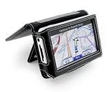Tuff-Luv Classic Leather case cover for (Garmin Nuvi 200w 250w) - Black