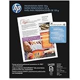 HP Premium Presentation 120g Laser Paper, Glossy, 8.5x11 250 Sht