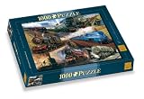 Puzzle nostalgique exclusif - \'Trains à vapeur\' - (1000 pièces)
