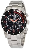 Invicta Men's 1245 II Collection Chronograph Black Dial Stainless Steel Watch