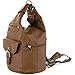 Leather and Non-Leather Trim Shoulder Bag
