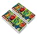 Colorful Tropical Rainforest Parrots Eraser Set of 2
