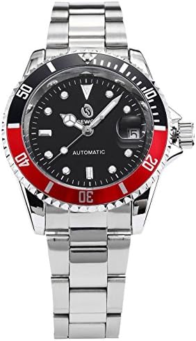 Army Pilot Black Dial Chronograph Automatic Mechanical Mens Sport Wrist Watch