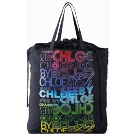 See By Chloe Rainbow Oversized Tote Bag