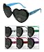 Girls Fun Heart Zebra Sunglasses High Fashion