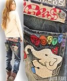 ロリータジーンズ　1181　LOLITAJEANS ストレート　ピエロ　ゾウさん（ぞうさん）　メンズ　レディース