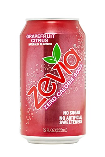 Zevia All Natural Soda, Grapefruit Citrus, 12 Ounce (Pack of 24) Frustration Free Package