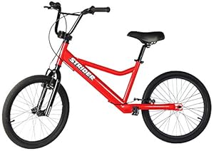 Strider Adult 20 Sport No-Pedal Balance Bike, Red